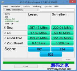 AS SSD Benchmark 1.9.5986.35387 ʾͼ